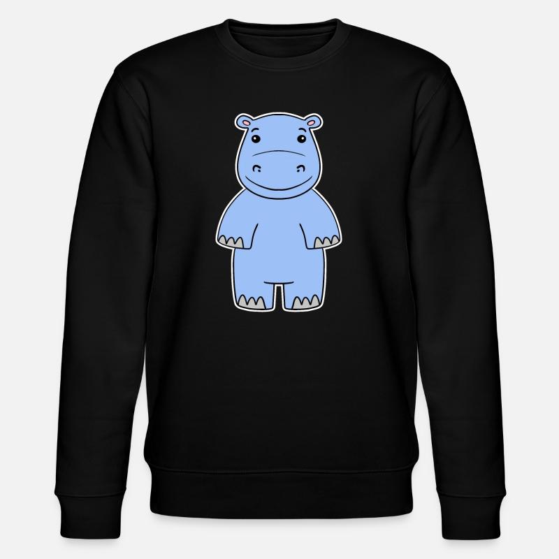 Hippopotame - Sweat bio CHANGER Stanley/Stella Unisexe - noir