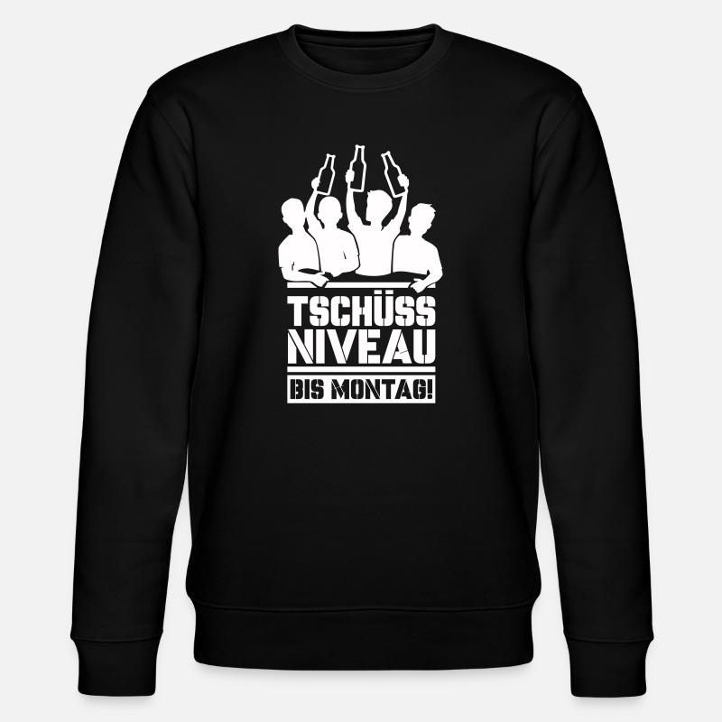 Bye bye niveau jusqu’à lundi - Sweat bio CHANGER Stanley/Stella Unisexe - noir