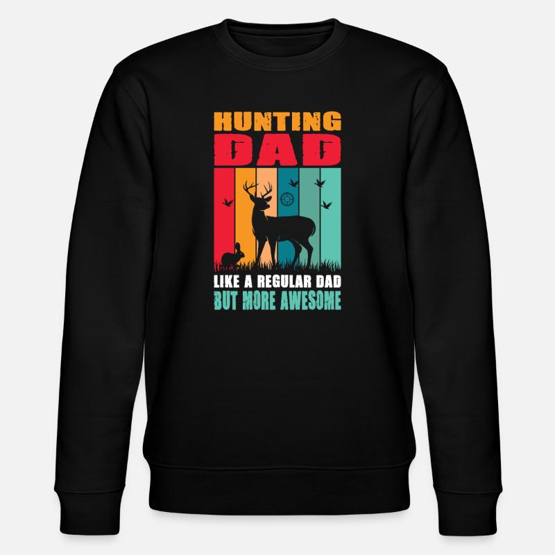 Hunter Gift Hunting Hunting Hunter Exam - Stanley/Stella CHANGER Unisex Organic Sweatshirt - black
