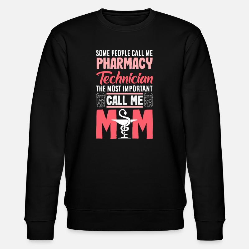 Apotheker Pharmazeutisch-technischer - Stanley/Stella Unisex Bio-Sweatshirt CHANGER  - Schwarz