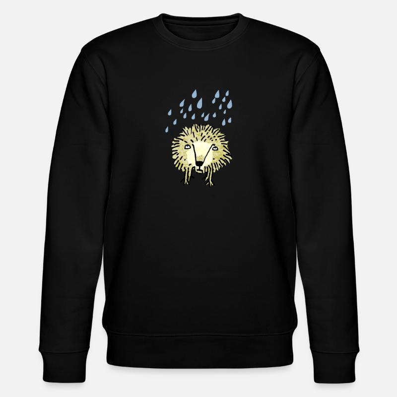 Hedgehog - Stanley/Stella CHANGER Unisex Organic Sweatshirt - black