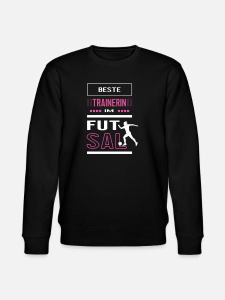 Beste Futsal Trainerin Futsaltrainerin Spiel - Stanley/Stella Unisex Bio-Sweatshirt CHANGER - Schwarz