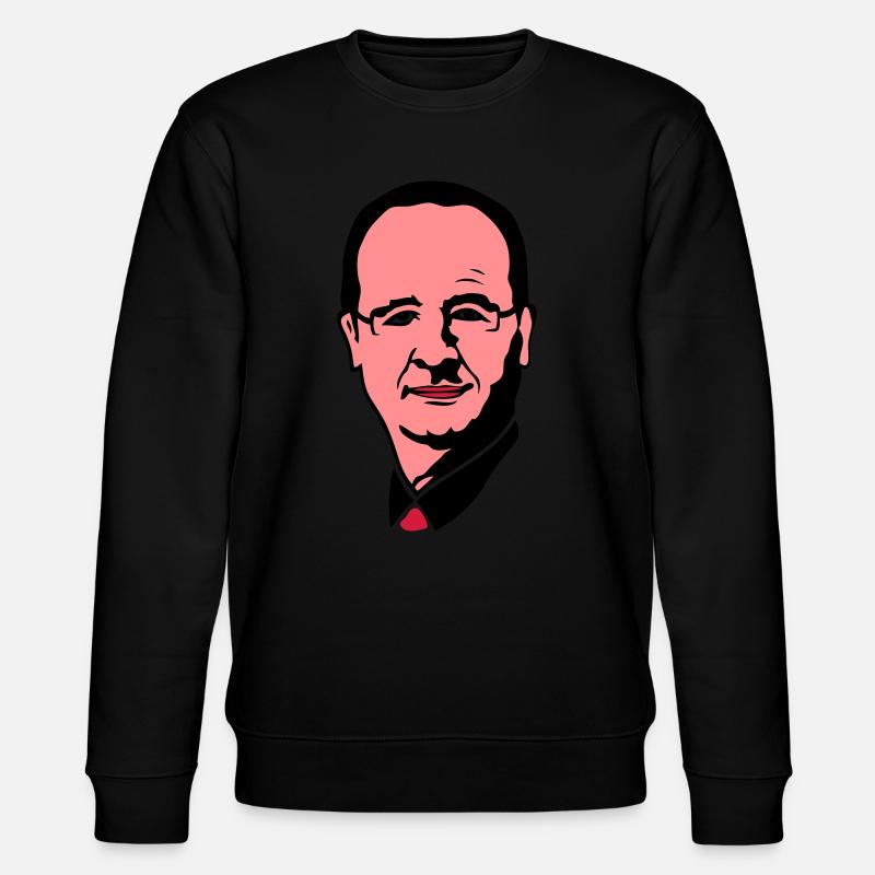 francois hollande president leader 3 - Sweat bio CHANGER Stanley/Stella Unisexe - noir