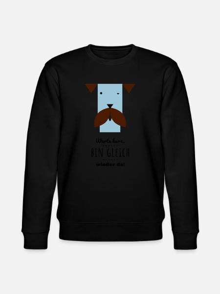 Ronja-gleich-wieder-da - Stanley/Stella Unisex Bio-Sweatshirt CHANGER - Schwarz