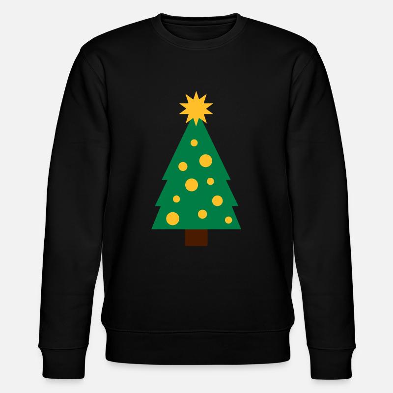 Weihnachtsbaum / Christmas Tree - Stanley/Stella Unisex Bio-Sweatshirt CHANGER  - Schwarz