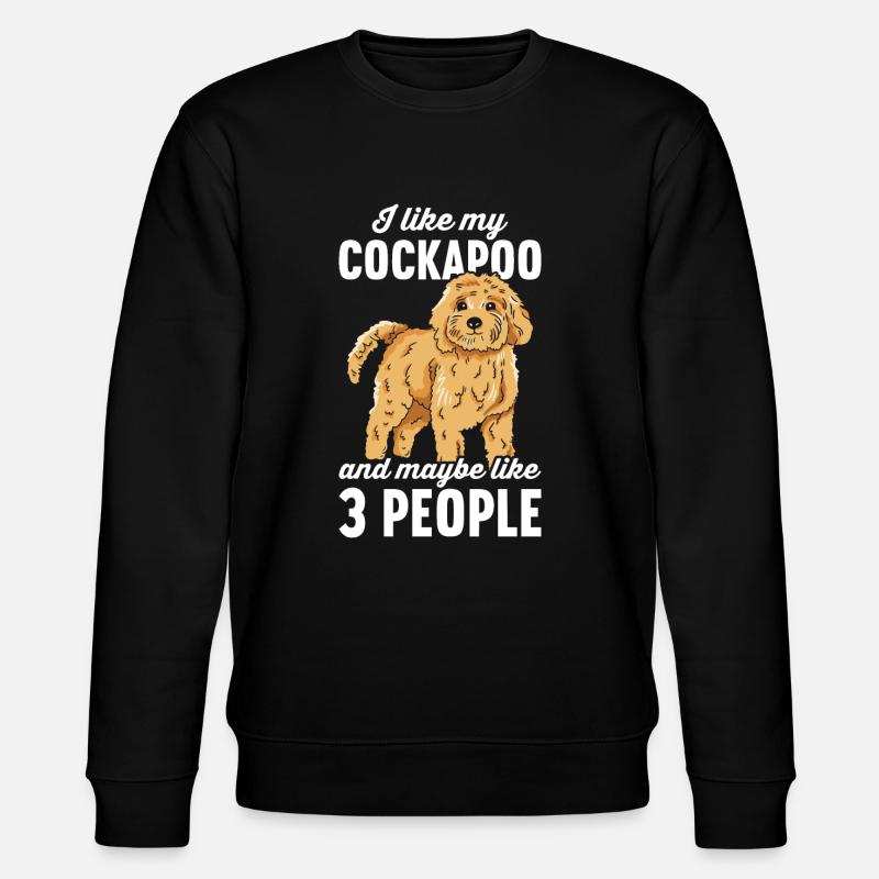 Chien Cockapoo - Sweat bio CHANGER Stanley/Stella Unisexe - noir