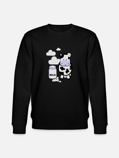 kuh milk - Stanley/Stella CHANGER Unisex Organic Sweatshirt - black