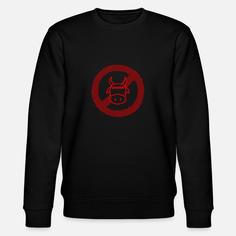 Vegetarier - Stanley/Stella Unisex Bio-Sweatshirt CHANGER  - Schwarz