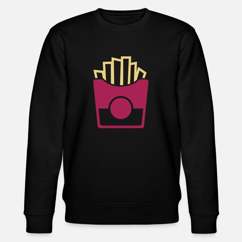 frites Pommer - Sweat bio CHANGER Stanley/Stella Unisexe - noir