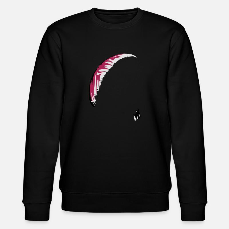 Paraglider Gleitschirm - Stanley/Stella Unisex Bio-Sweatshirt CHANGER  - Schwarz