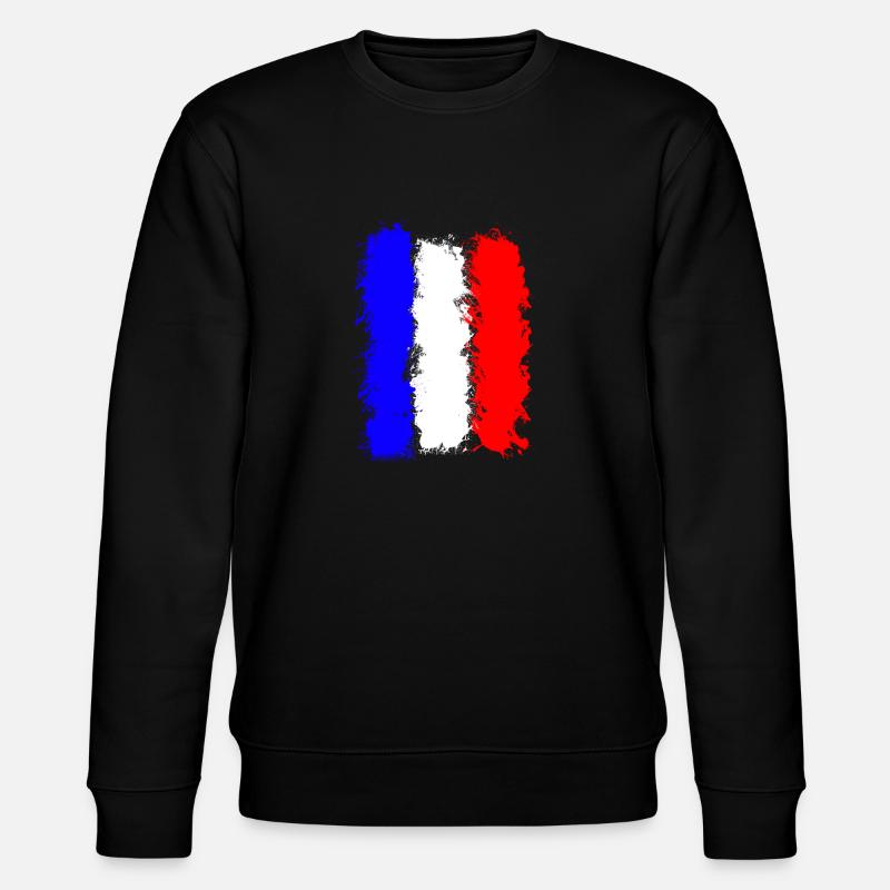drapeau français - Sweat bio CHANGER Stanley/Stella Unisexe - noir