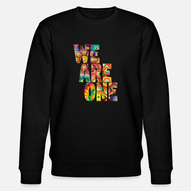 Goa Psytrance - Stanley/Stella Unisex Bio-Sweatshirt CHANGER  - Schwarz