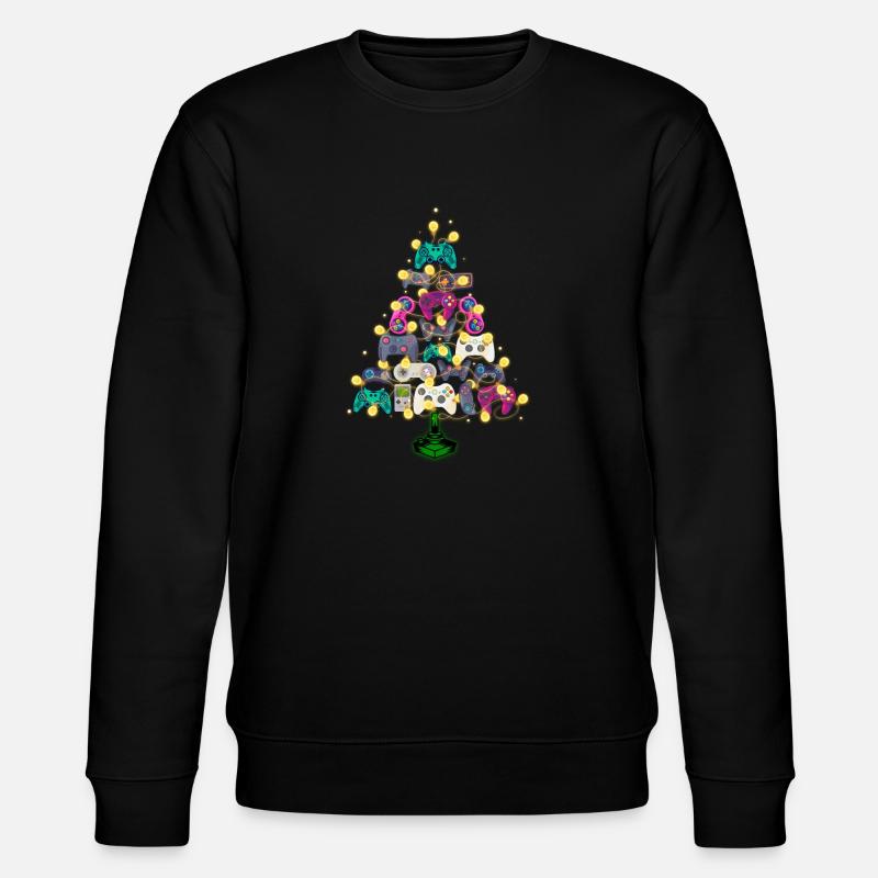 Joueur d’arbre de Noël - Sweat bio CHANGER Stanley/Stella Unisexe - noir