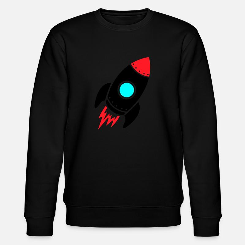 Rocket - Stanley/Stella Unisex Bio-Sweatshirt CHANGER  - Schwarz