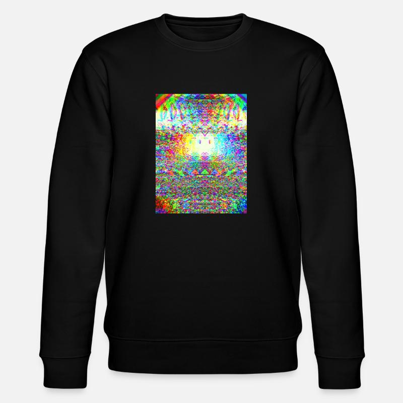 Psychic Owl - Stanley/Stella Unisex Bio-Sweatshirt CHANGER  - Schwarz
