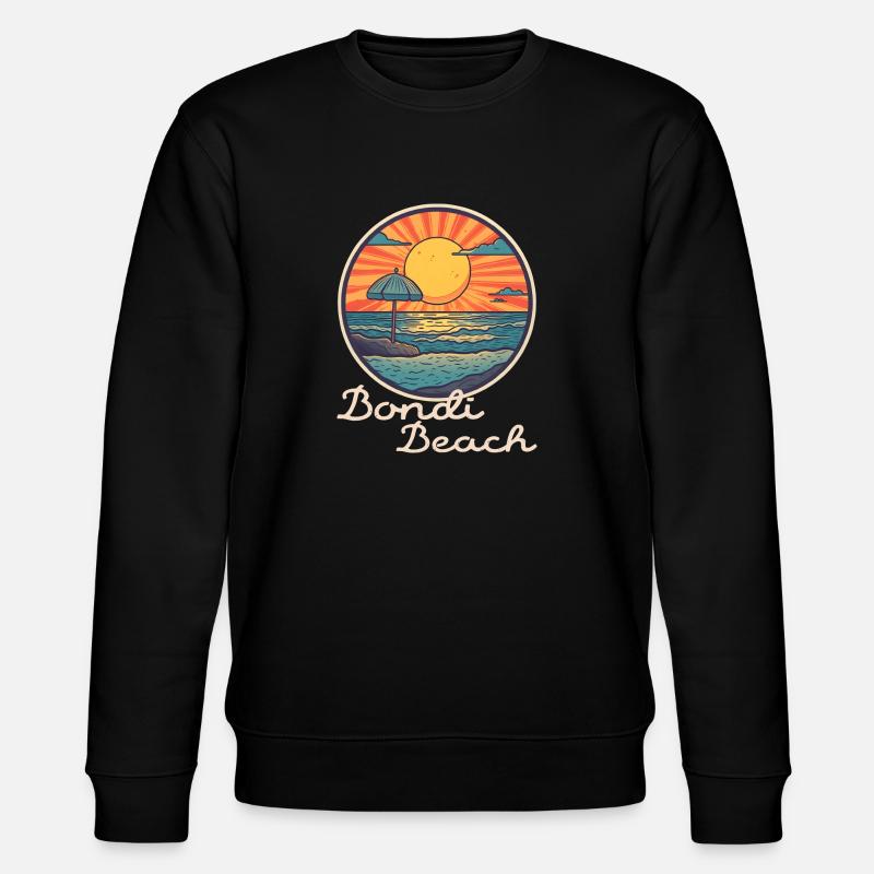Plage de Bondi - Sweat bio CHANGER Stanley/Stella Unisexe - noir