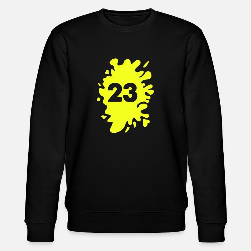 klecks 23 - Stanley/Stella Unisex Bio-Sweatshirt CHANGER  - Schwarz