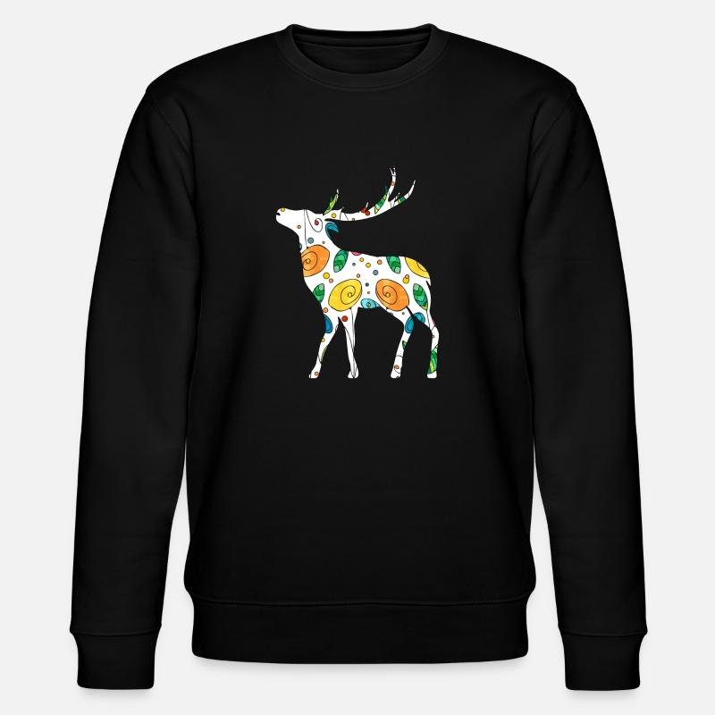 Deer - Stanley/Stella CHANGER Unisex Organic Sweatshirt - black