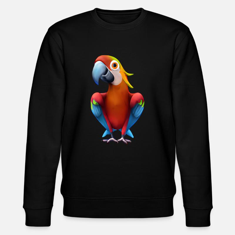 Macaw - Stanley/Stella Unisex Bio-Sweatshirt CHANGER  - Schwarz