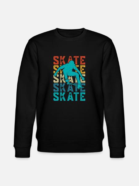 Skater Skateboarding - Stanley/Stella Unisex Bio-Sweatshirt CHANGER  - Schwarz