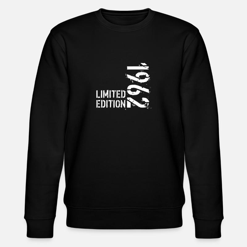 LIMITIERTE AUFLAGE 1962 - Stanley/Stella Unisex Bio-Sweatshirt CHANGER  - Schwarz