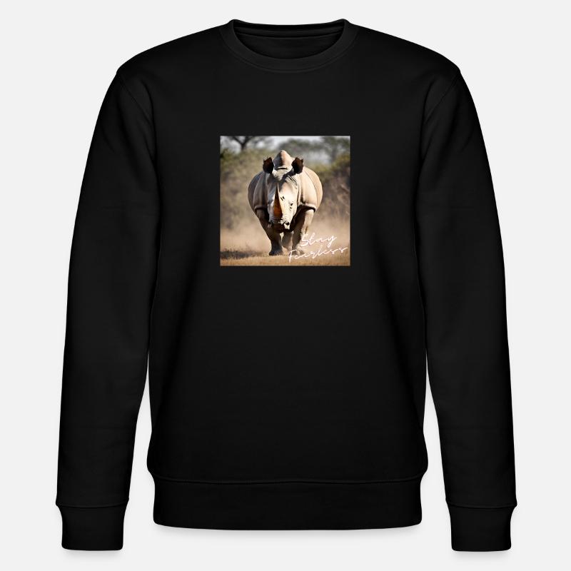 Restez intrépide - Rhino Design - Sweat bio CHANGER Stanley/Stella Unisexe - noir