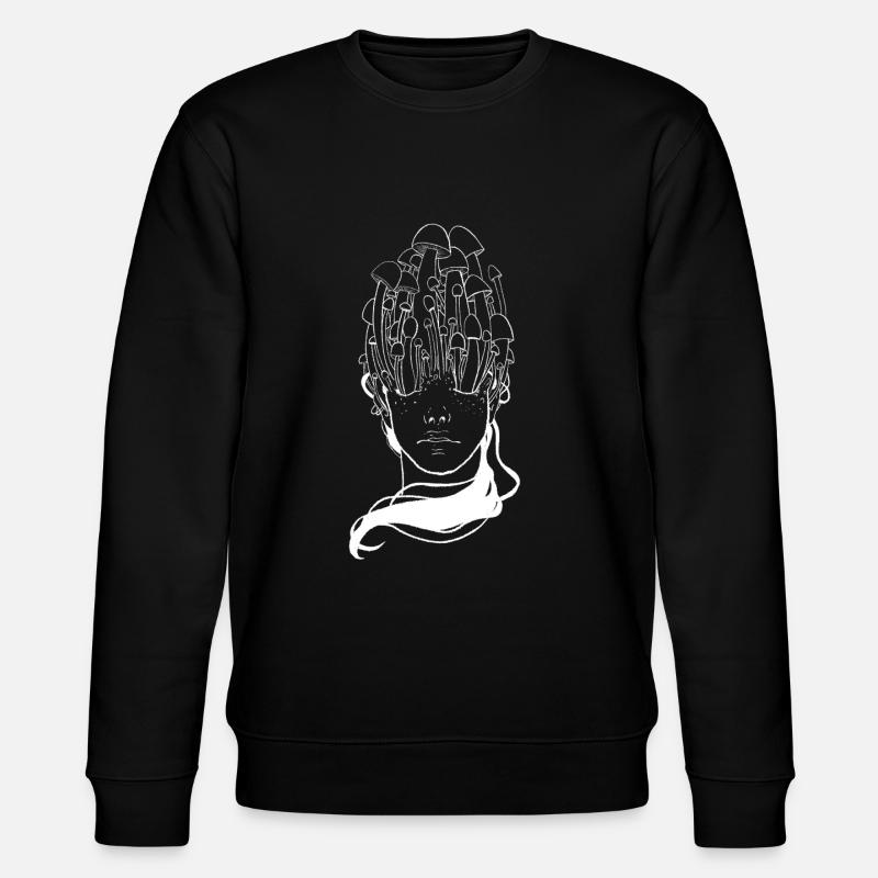 Magic Mushroom Head - Sweat bio CHANGER Stanley/Stella Unisexe - noir