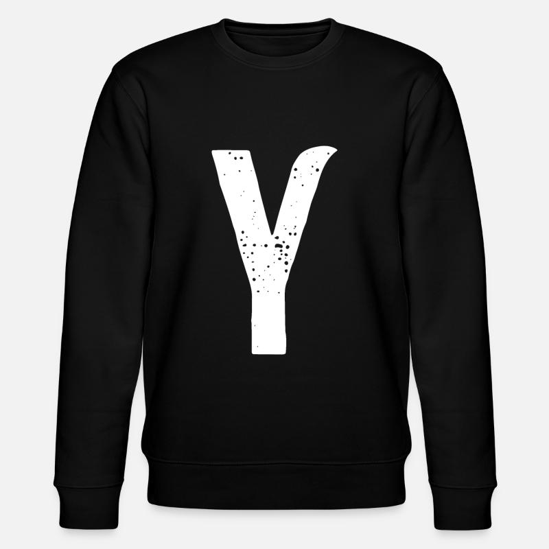 Lettre Y - Sweat bio CHANGER Stanley/Stella Unisexe - noir