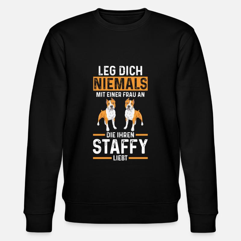Chien Staffy - Sweat bio CHANGER Stanley/Stella Unisexe - noir