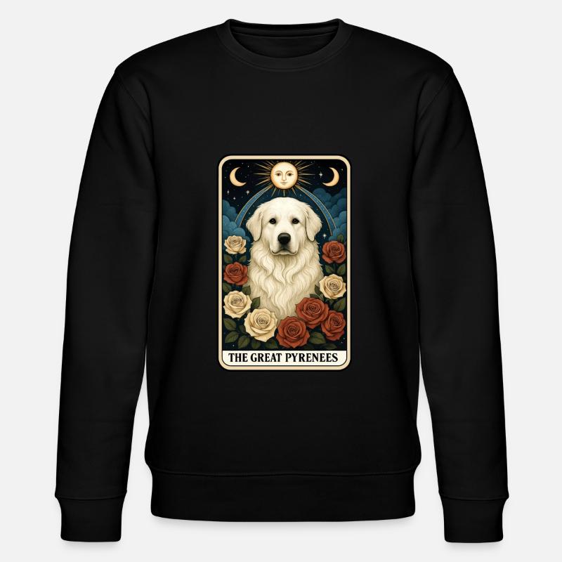 Pyrenäenberghund - Stanley/Stella Unisex Bio-Sweatshirt CHANGER  - Schwarz