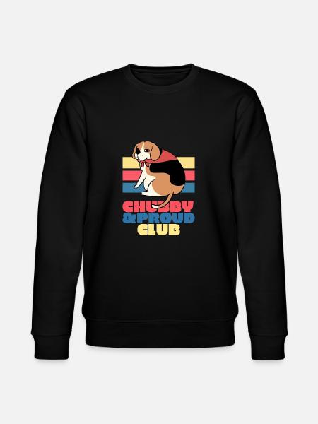 Chubby and Proud Club - Stanley/Stella CHANGER Unisex Organic Sweatshirt - black