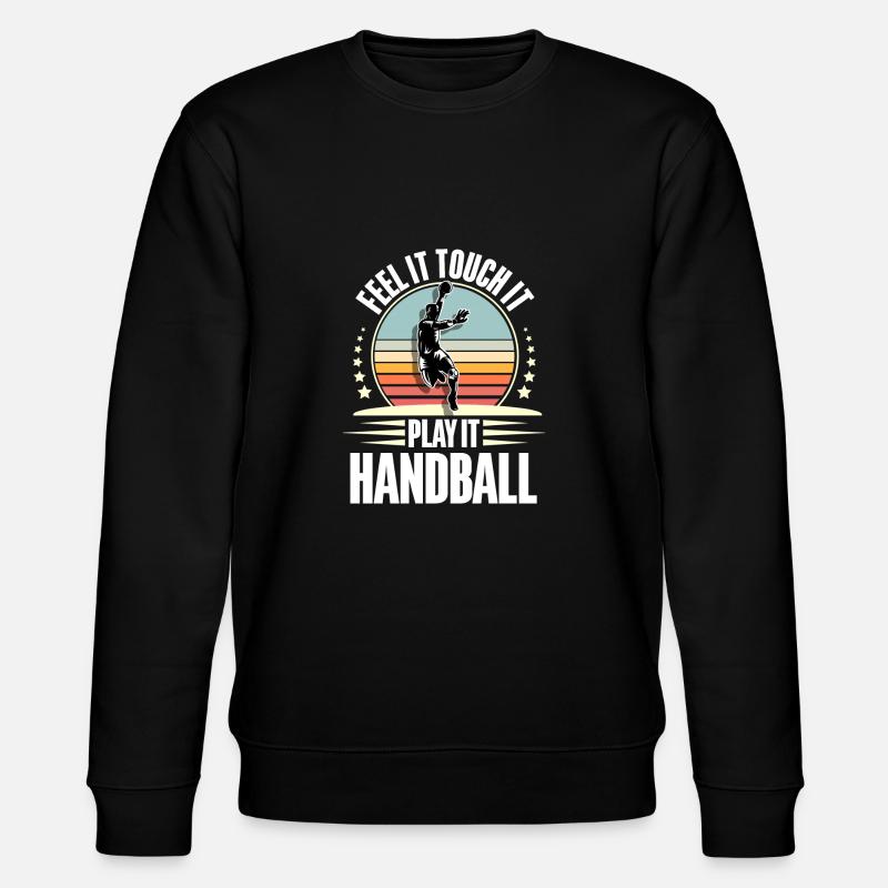Handball Handballer - Stanley/Stella Unisex Bio-Sweatshirt CHANGER  - Schwarz