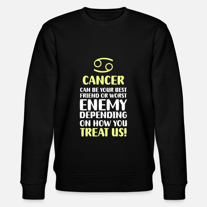 Zodiac Sign Astrology Moon Galaxy - Stanley/Stella CHANGER Unisex Organic Sweatshirt - black