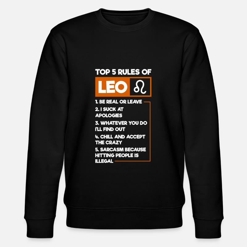 Zodiac sign July Superstition - Stanley/Stella CHANGER Unisex Organic Sweatshirt - black
