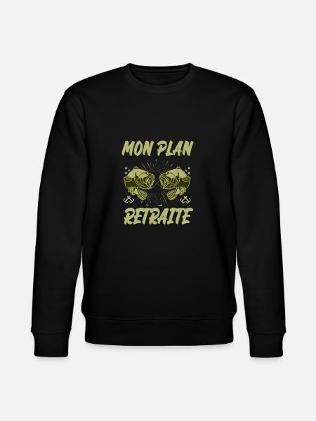 mon plan retraite - Sweat bio CHANGER Stanley/Stella Unisexe - noir