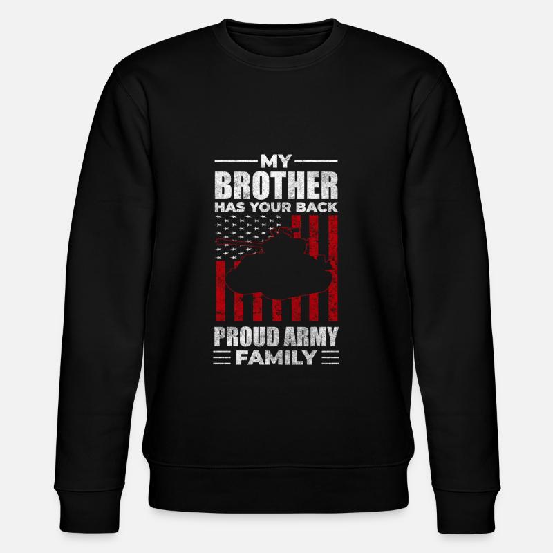 Leopard Soldier Firepower - Stanley/Stella CHANGER Unisex Organic Sweatshirt - black