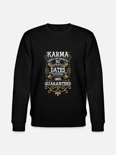 Karma Leben - Stanley/Stella Unisex Bio-Sweatshirt CHANGER  - Schwarz