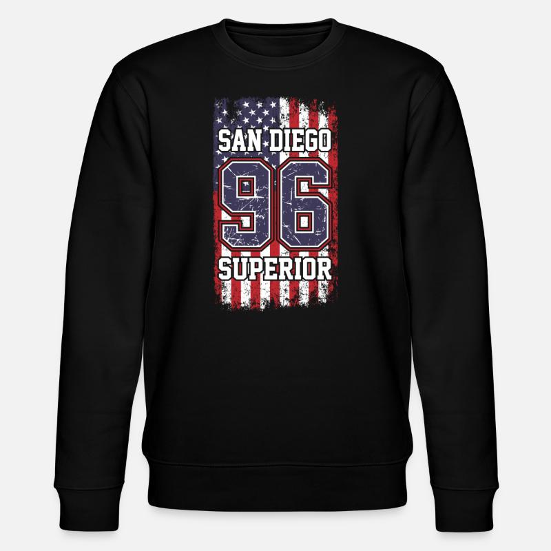 San Diego - Stanley/Stella Unisex Bio-Sweatshirt CHANGER  - Schwarz