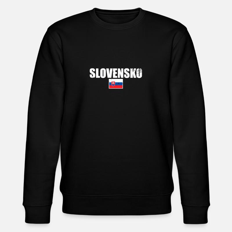 Slovensko Slovaquie Drapeau slovaque Slovaque - Sweat bio CHANGER Stanley/Stella Unisexe - noir