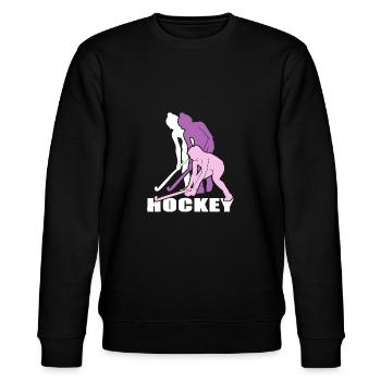Joueur de hockey sur gazon Hockey fille de hockey - Sweat bio CHANGER Stanley/Stella Unisexe - noir - Devant - Nik (191cm) & Marisol (170cm)