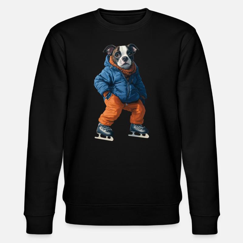 Hund - Stanley/Stella Unisex Bio-Sweatshirt CHANGER - Schwarz