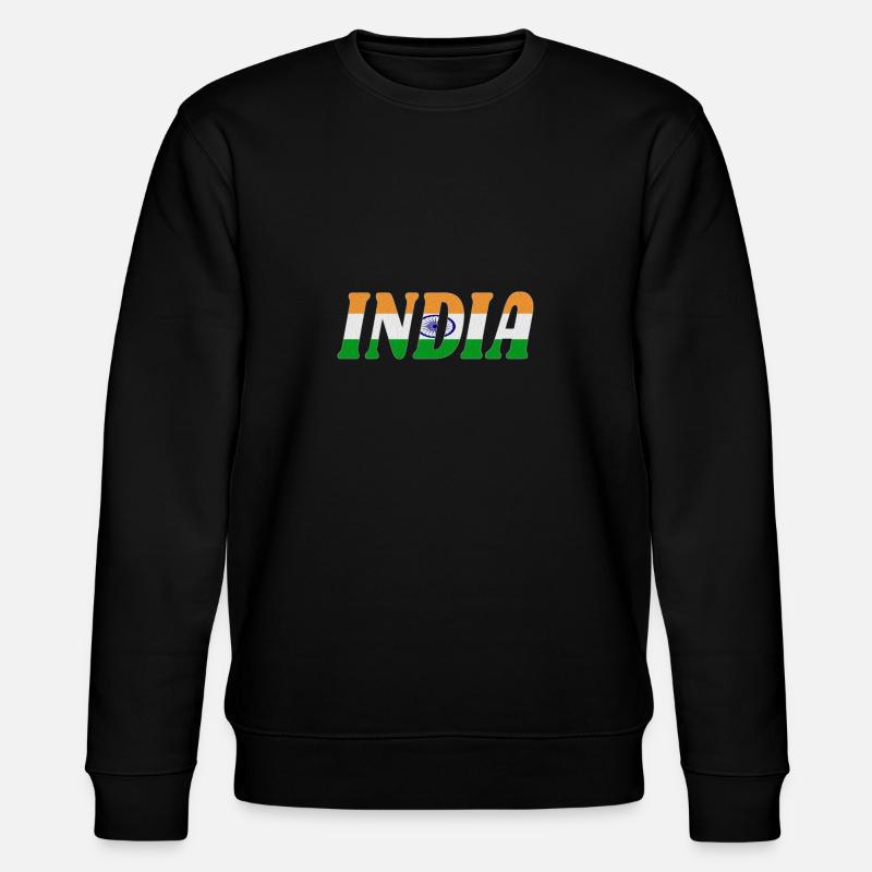 India - Stanley/Stella Unisex Bio-Sweatshirt CHANGER  - Schwarz