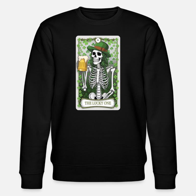 Tarotkarte - Stanley/Stella Unisex Bio-Sweatshirt CHANGER  - Schwarz