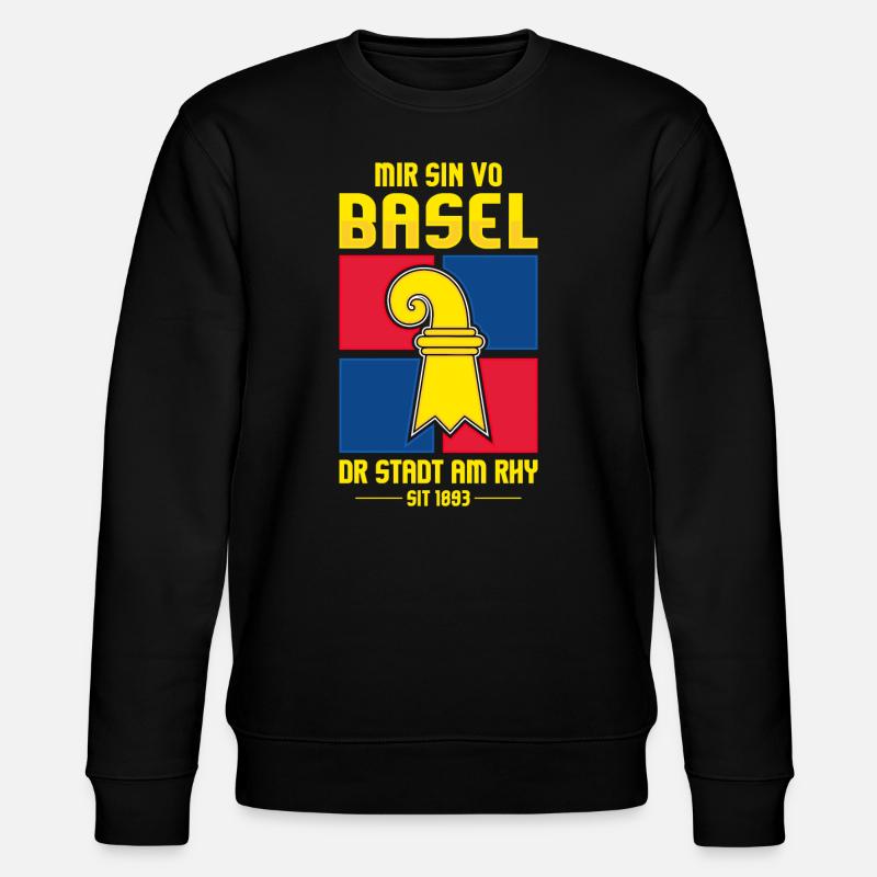 BASEL - Stanley/Stella CHANGER Unisex Organic Sweatshirt - black