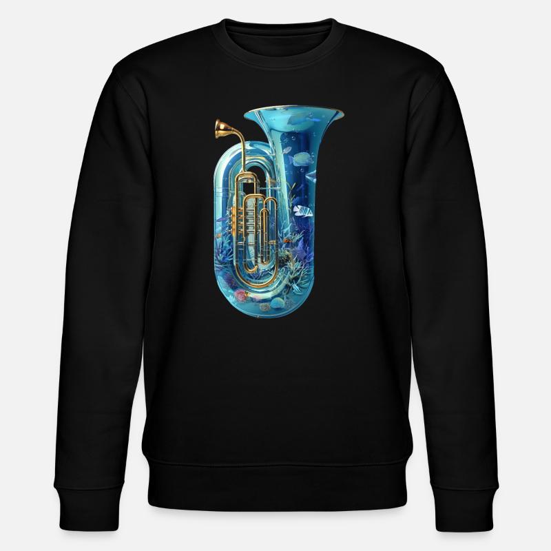 Tuba de poisson - Sweat bio CHANGER Stanley/Stella Unisexe - noir