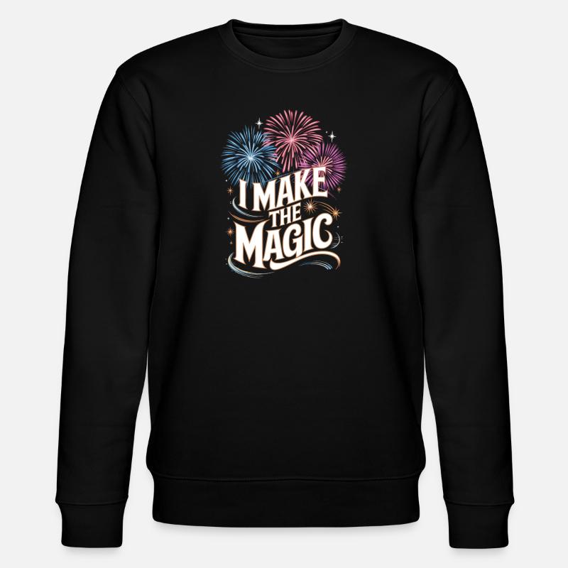 Pyrotechnics Fireworks Pyrotechnics - Stanley/Stella CHANGER Unisex Organic Sweatshirt - black