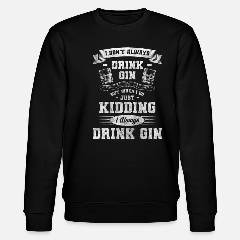 Alcool Drunkard Arôme Crash - Sweat bio CHANGER Stanley/Stella Unisexe - noir