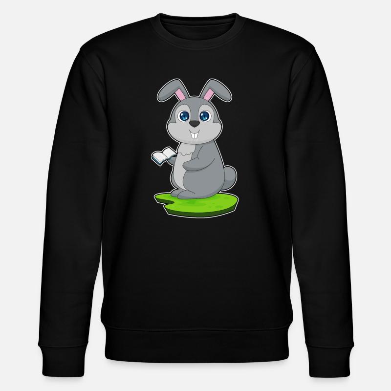 Livre de lapin - Sweat bio CHANGER Stanley/Stella Unisexe - noir