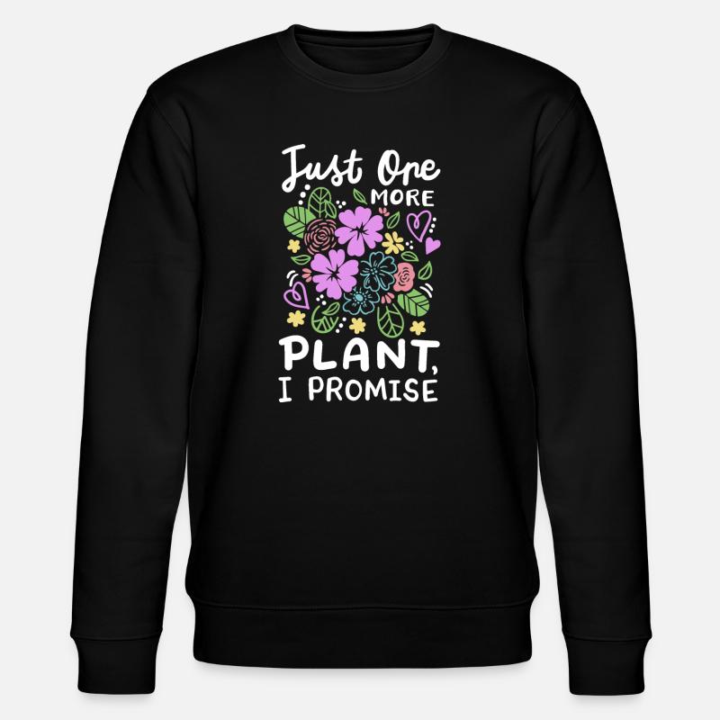 Garten Gartenarbeit Pflanzen - Stanley/Stella Unisex Bio-Sweatshirt CHANGER  - Schwarz