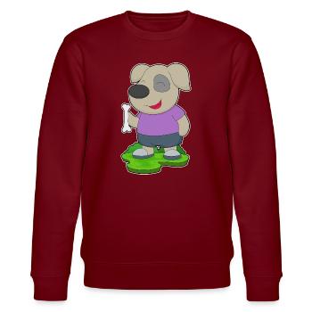 Os de chien - Sweat bio CHANGER Stanley/Stella Unisexe - bordeaux - Devant - Nik (191cm) & Marisol (170cm)